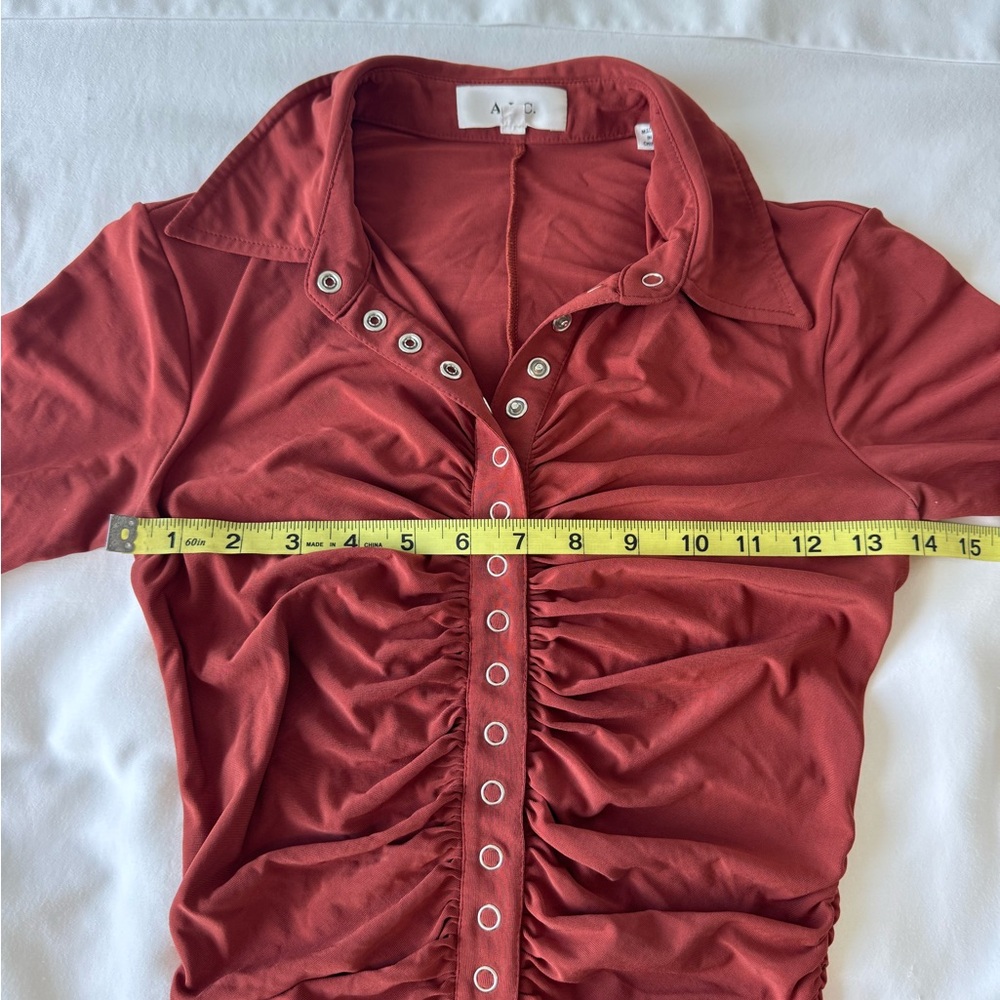 ALC Larsen Ruched Dress - Size XS - Picture 16 of 16